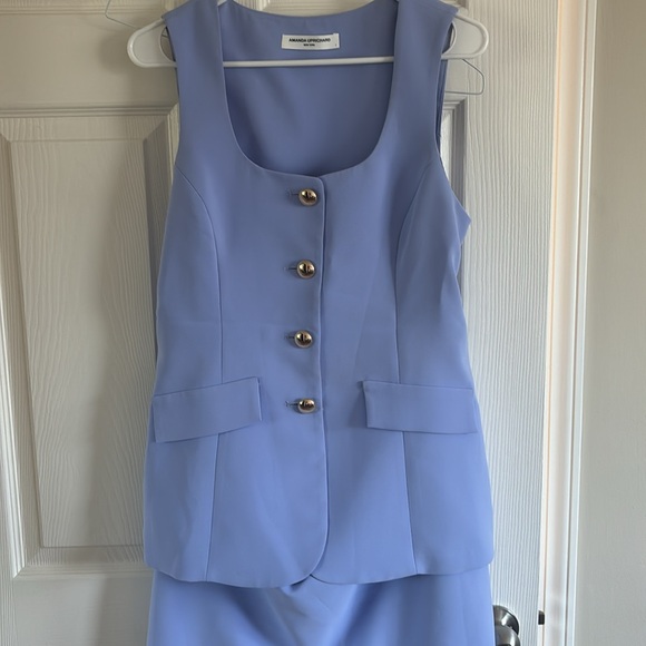 Amanda Uprichard Kya Romper in Lavender - Picture 3 of 3